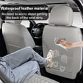 thumbnail image 5 of Fit for Cadillac Dts 2009 Seat Cover, Leather 5 Piece Full Set With Lumbar Support Suitable for All Seasons, Middle Gray Car Seat Covers, Give Your Interior a New Look, 5 of 9