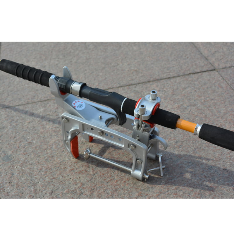 Boat Marine Fishing Rod Stand Bracket Poles Support Holder Adjustable Clamp