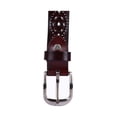 thumbnail image 5 of Unique Bargains Women's Carved Multi-Hole Hollow Alloy Pin Buckle Faux Leather Belt, 5 of 7