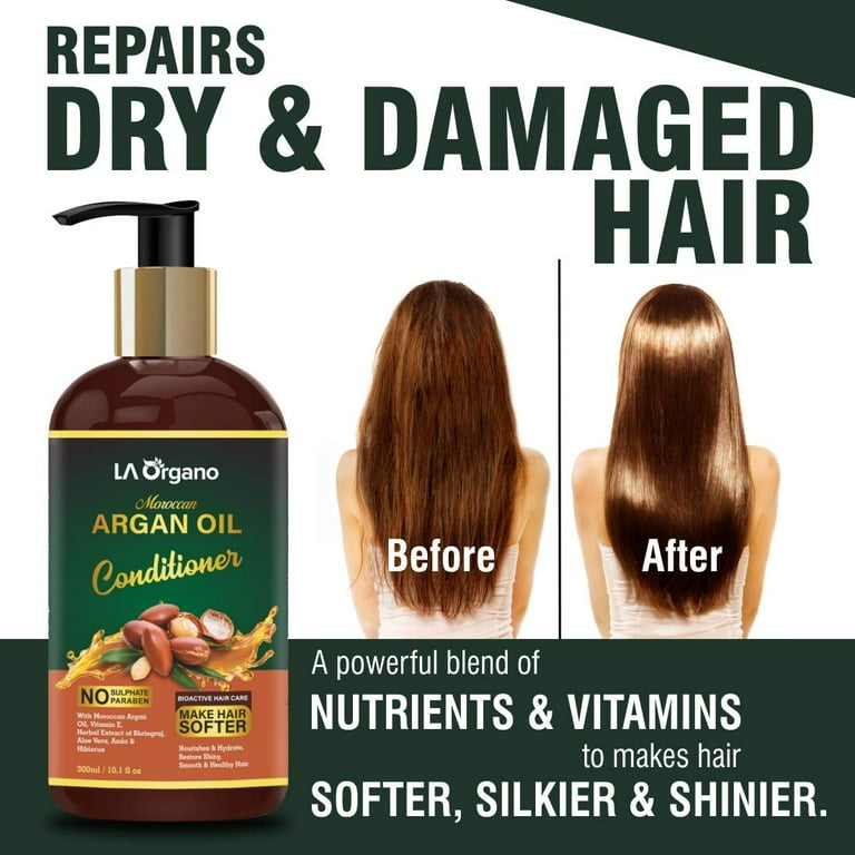 LA Organo Moroccan Argan Oil Sulfate Free Restorative and