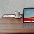 thumbnail image 2 of Tira de alimentación empotrada USB C de 4 hojas, estación de energía de computadora de carga rápida,, 2 of 6