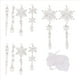thumbnail image 3 of Adornos de Carámbanos de Acrílico Transparente para Árbol de Navidad, Colgantes de Carámbanos de Cristal para Decoración de Navidad y Año A, 3 of 5