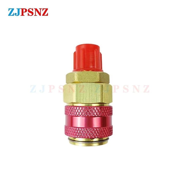 Car Quick Connector Freon R134A H/L Brass Air Conditioning Adapters Adjustable Terminal AC Universal Meter~10389