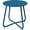Peacock Blue, variant on Grand Patio Outdoor&Indoor Steel Patio Side Table, Weather Resistant Outdoor Small Round End Table for Patio, Yard, Balcony, Garden, Living Room, Bedroom, Black