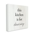 thumbnail image 3 of This Kitchen Is For Dancing Phrase Inspirational Graphic Art Gallery Wrapped Canvas Print Wall Art, 3 of 7