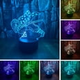 thumbnail image 2 of Cute Demon Slayer Agatsuma Zenitsu Anime Figure Character 3D LED Optical Illusion Sleep Night Light with Remote 16 Colors Bedroom Decor Table Lamp Birthday Xmas Gifts for Child Kids, 2 of 8