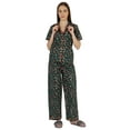 thumbnail image 5 of Inkmeso WoMen's Classic Short Sleeve Shirt and Pajama Pants Loungewear 2 Pc PJ Sleep Set, 5 of 7