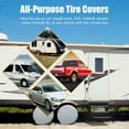 thumbnail image 3 of MYG 4 Wheel Tire Cover Protector Waterproof For RV Trailer Car Truck 27-29 Inch Dia, 3 of 8