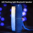 thumbnail image 4 of 1OW Portable Bluetooth Speaker Bluetooth Column Wireless Bluetooth Speaker Powerful High BoomBox Outdoor Bass HIFI TF FM Radio with LED Light(Blue), 4 of 7