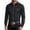 #03 Black, variant on Men's Western Style Solid Button-Down, Pearl Snap Casual Top, Multi-Pocket Long Sleeve Shirt for Casual Work Party, White 3XL