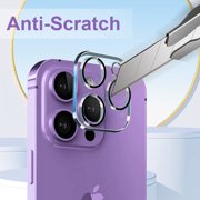 3-Pack HD Tempered Glass Camera Lens Protector for iPhone 14 Pro / iPhone 14 Pro Max