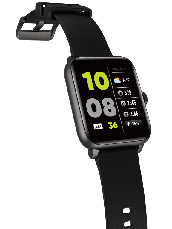 Open Box 3Plus Vibe Fit Smartwatch with Bluetooth Calling/ 1.83" Display/ 50+ Workout Modes/ IOS and Android