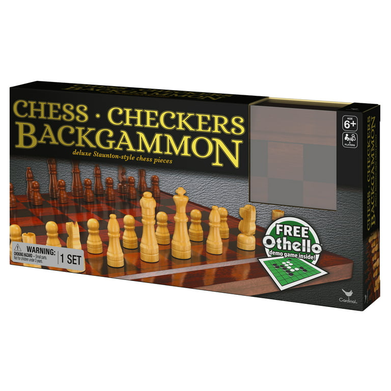 What are the differences between chess, checkers, and backgammon