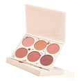 thumbnail image 2 of Blush 6 Color Paleta de Rubor Magno Magno Respeto mate mate mate polvo cosméticos pigmentados regalo, 2 of 8