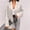 Beige, variant on Beige Women Western Fringe Cropped Jacket, Boho Suede Like Open Front Long Sleeve Casual Outerwear,Size S