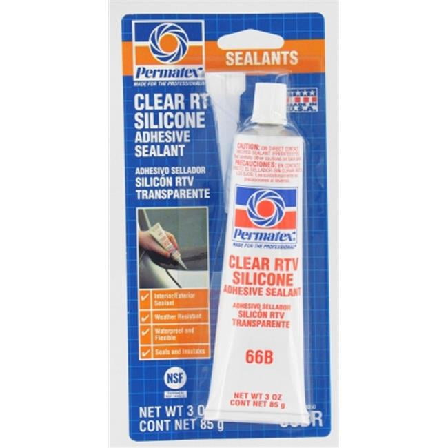 Permatex Permatex Clear Silicone Adhesive Sealant
