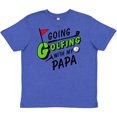 thumbnail image 3 of Inktastic Going Golfing with My Papa Kids Golf Youth T-Shirt, 3 of 5