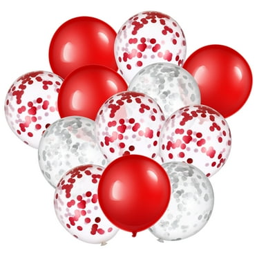 Red Balloons Balloons, 40 Pieces Latex Helium Balloons for Wedding Engagement Anniversary Birthday Party Decoration