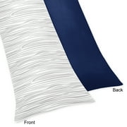 Woodsy Navy, Mint and Grey Body Pillow Case (Pillow Not Included) by Sweet Jojo Designs