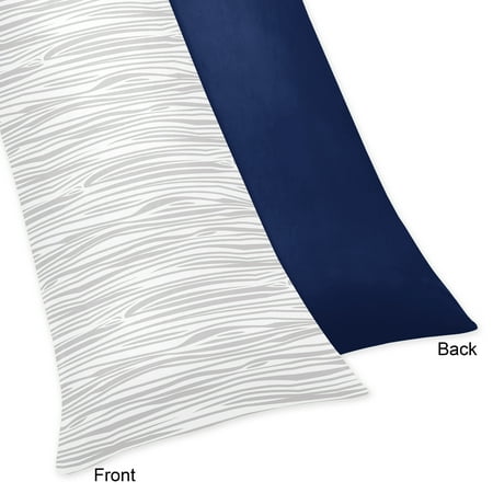 Woodsy Navy, Mint and Grey Body Pillow Case (Pillow Not Included) by Sweet Jojo Designs