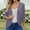 Purple, variant on Women's Lightweight Open Front Knit Cardigans 3/4 Sleeve Casual Soft Drape Summer Cardigan