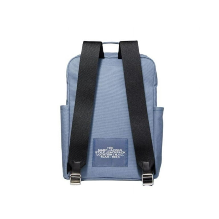 Marc Jacobs Women s Canvas Backpack Blue Shadow Adjustable Straps Double Zip One Size Walmart