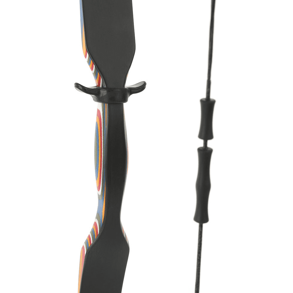 Colorful Kids Traditional Recurve Bow Set – 10-15lbs, Lightweight & Safe