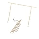 thumbnail image 3 of sobre el soporte de varilla de mesa Arco de mesa de metal Oro, 3 of 9