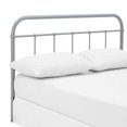 thumbnail image 3 of Modway Serena Metal Stainless Steel Adjustable Height Headboard, Full, Gray, 3 of 6