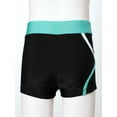 thumbnail image 6 of Fldy Kids Girls 2 Piece Ballet Yoga Workout Tracksuit Sleeveless Dance Crop Top with Shorts Set Blue Green 8, 6 of 7