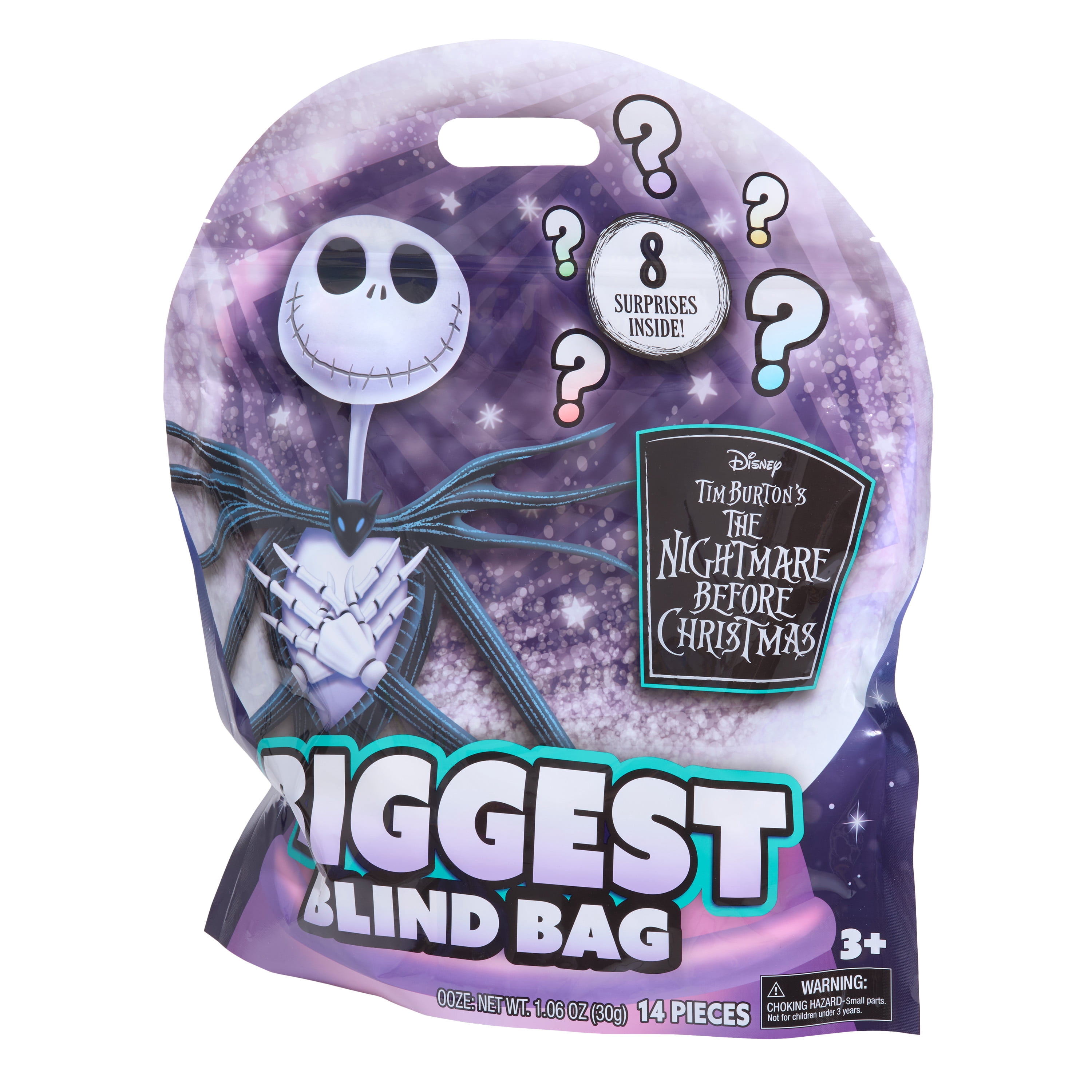 Disney Tim Burton's The Nightmare Before Christmas Biggest Blind Bag with 8 Surprises for Kids Ages 3 and Up
