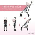 thumbnail image 3 of Dream On Me Aero Travel Light Stroller, Pink, 3 of 16