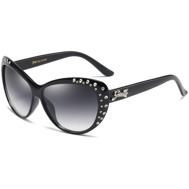 Gafas de Sol Giselle Retro de Ojo de Gato con Brillantes para Niñas de 6 a 14 Años