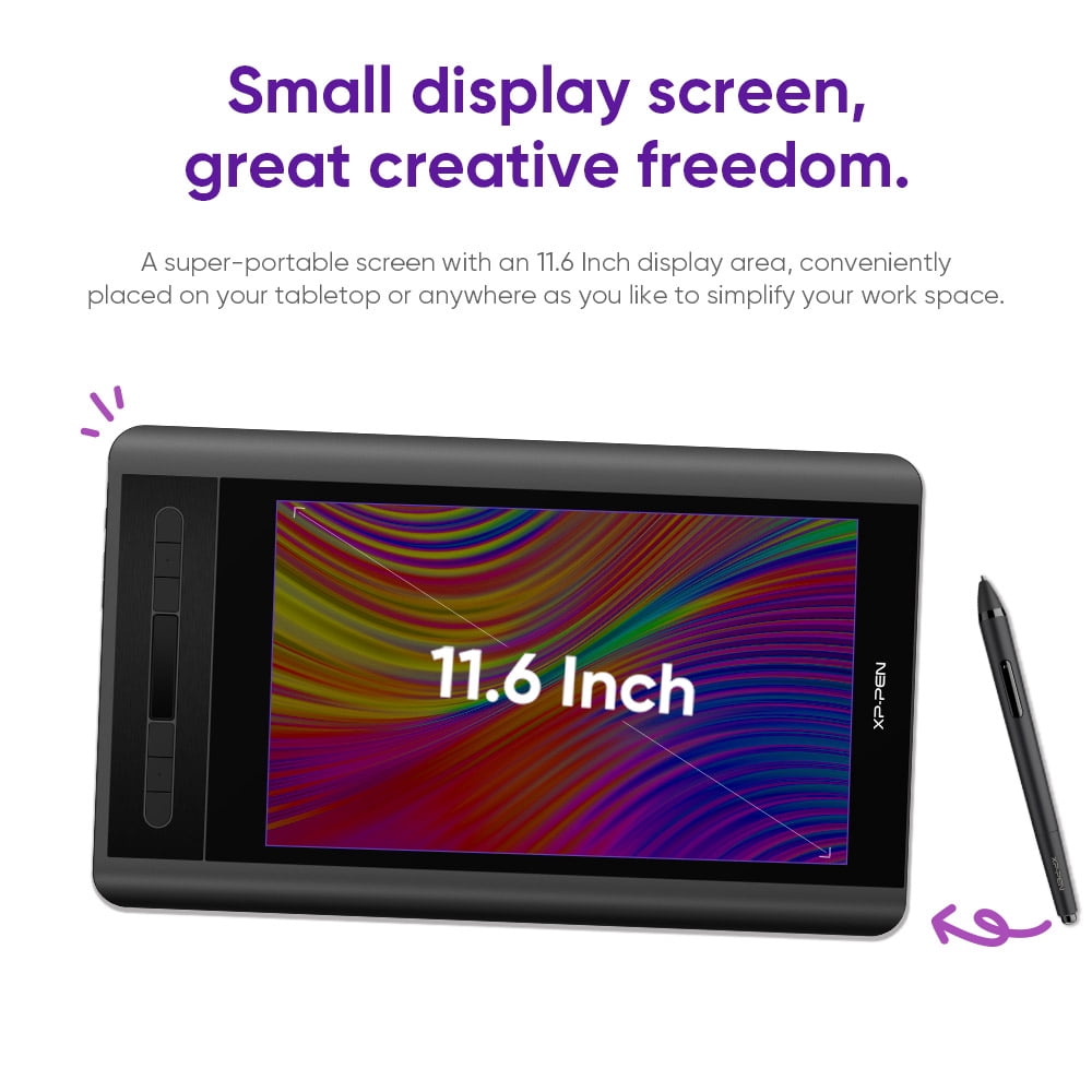 XP-PEN Artist12 11.6'' FHD Drawing Tablet, PN06 Batte Free Pen