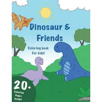Dinosaur & Friends Coloring Book (Paperback)