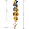thumbnail image 2 of Macrame Keychain Handmade Wristlet Keychain Wrist Lanyard for Keys Cute flower keychain Key Chain for Women, 2 of 7