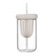 thumbnail image 5 of Vaso portátil para beber, taza de té de burbujas para batidos, reutilizable, de boca ancha, para agua Blanco 450ml, 5 of 9