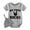 grey black hayi my papa, variant on YSCULBUTOL Baby Twins Bodysuits My Papa Rocks Unisex Baby Clothes Infant Twin Romper Outfits With Hat