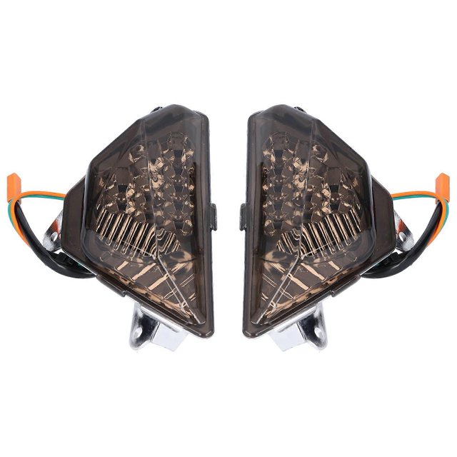 2 Pcs Clignotant avant Indicateur LED Gauche Droite Remplacement pour KAWASAKI NINJA 1000 2017-2021 Marron