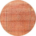 thumbnail image 1 of Ahgly Company Indoor Round Traditional Orange Red Persian Area Rugs, 3' Round, 1 of 6