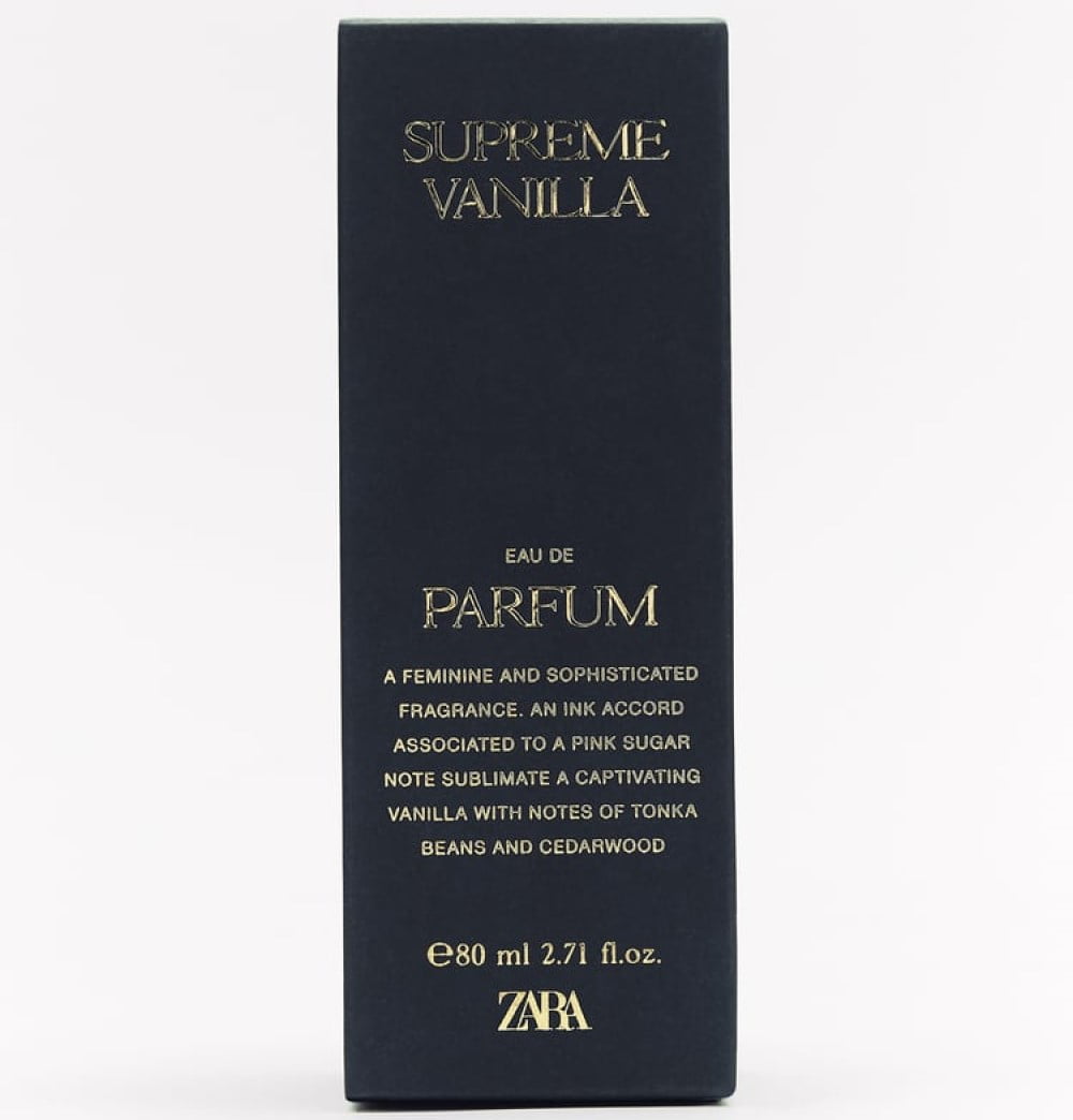 Zara Supreme Vanilla Perfume for Women 80 ML Nepal Ubuy