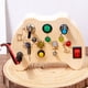 thumbnail image 5 of Juguetes Sensoriales Montessori De Tablero Ocupado Busy Board Montessori juguetes sensoriales de madera educativos para bebés de 3 años en adelante Tmvgtek libre de BPA, 5 of 9