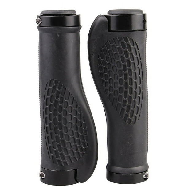 Puños de bicicleta, accesorios para bicicletas, 1 par de puños de manillar de bicicleta Puños de bicicleta antideslizantes Cubierta de agarre de mango de bicicleta (negro)