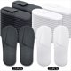 thumbnail image 5 of 50 Pares de Pantuflas Desechables Al por , 25 Blancas y 25 Grises, para Hotel y Spa, Cerradas para Viaje A Casa., 5 of 7