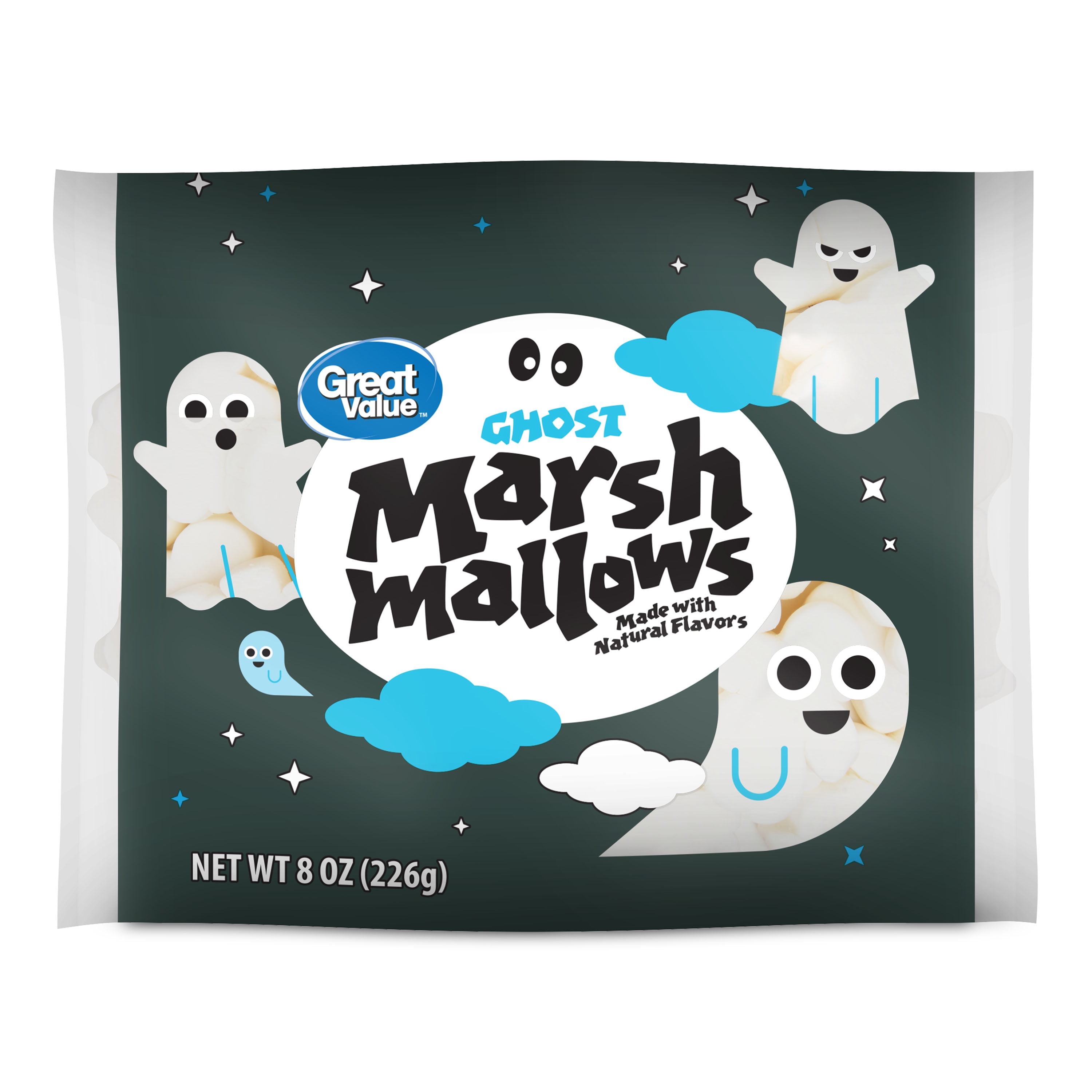 Great Value Ghostly Marshmallow, 8 oz