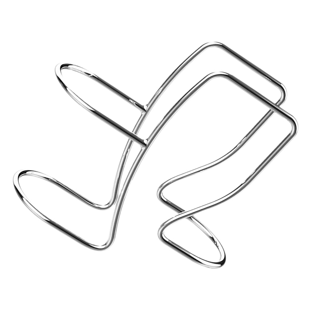 3-Pack Stainless Steel Washer Drain Hose Holders Universal Fit Drain Hose Support Clips