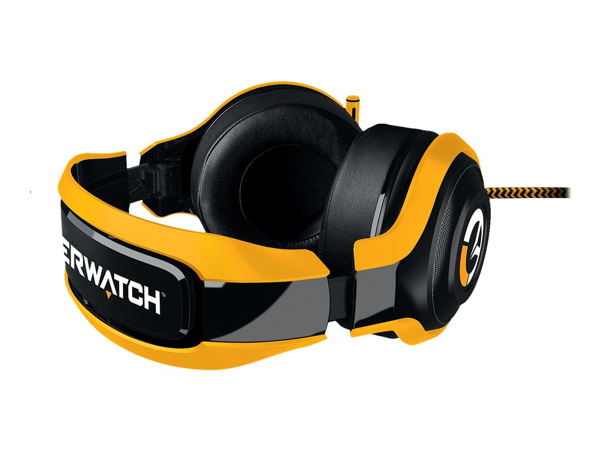 Razer Overwatch ManO'War Tournament Edition: In-Line Audio Control -  Unidirectional Retractable Mic - Rotating Ear Cups - Gaming Headset Works  with