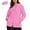 Pink, variant on Womens Rain Jacket Plus Size Lightweight Waterproof Zipper Hooded Jacket Raincoat Jacket with Pockets S-5XL