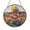 Acrylic 3.5 Inch, variant on Urban City Skyline Stained Glass Window Hanging Decor2001