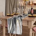 thumbnail image 2 of Table Runners 70 Inches Long Dress Scarves, Grey Marble Farmhouse Coffee/Dining/Kitchen Table Decor, Holiday Table Runner, Modern Abstract Art Ink Painting 13x70 Inch, 2 of 9